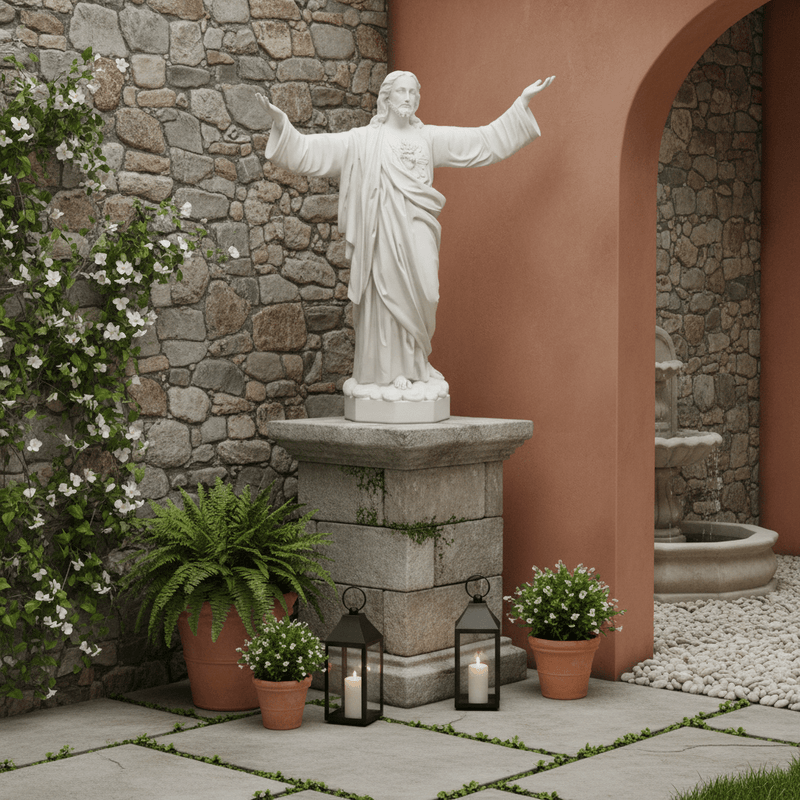 Sacred Heart of Jesus Pleading Statue (63-Inch)