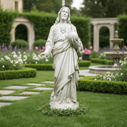 Sacred Heart of Jesus Religious Statue (62 - Inch) Side Angle