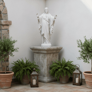 Sacred Heart of Jesus Statue (26 - Inch) Side Angle