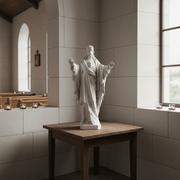 Sacred Heart of Jesus Statue (26 - Inch) Side Angle