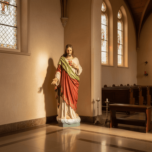 Sacred Heart of Jesus Statue (62-Inch)