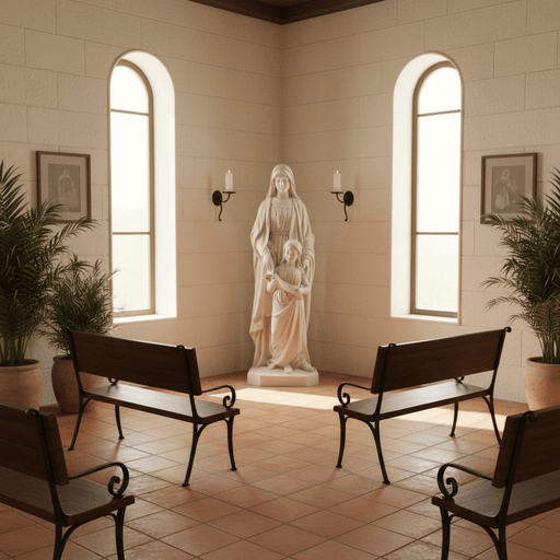 Saint Anne Religious Statue (50 - Inch) Side Angle