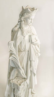 Saint Barbara Religious Statue (43 - Inch) Additional Angle