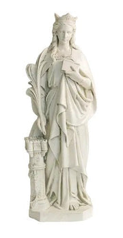 Saint Barbara Religious Statue (43 - Inch) Side View