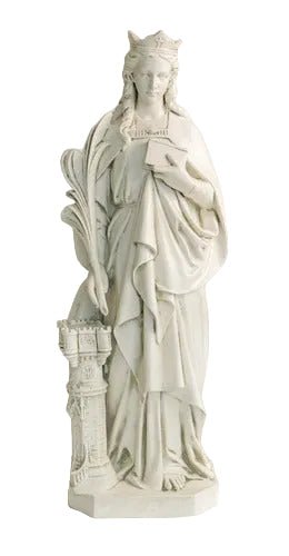 Saint Barbara Religious Statue (43 - Inch) Side View
