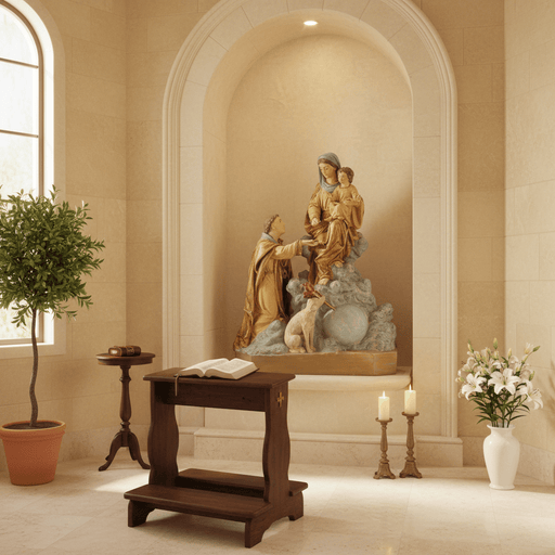 Saint Dominic with Child Statue (36-Inch)