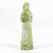 Saint Fiacre Religious Statue on Rock Base (25 - Inch) Different Angle