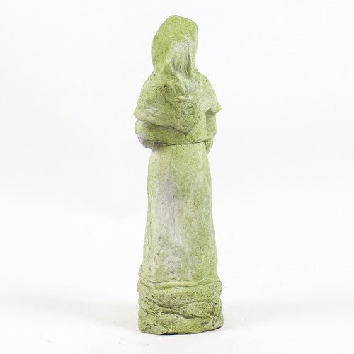 Saint Fiacre Religious Statue on Rock Base (25 - Inch) Different Angle