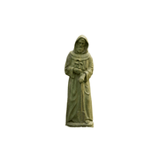 Saint Fiacre Statue (25 - Inch) Side View