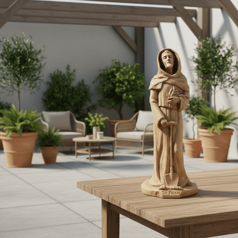 Saint Fiacre Statue (28-Inch)