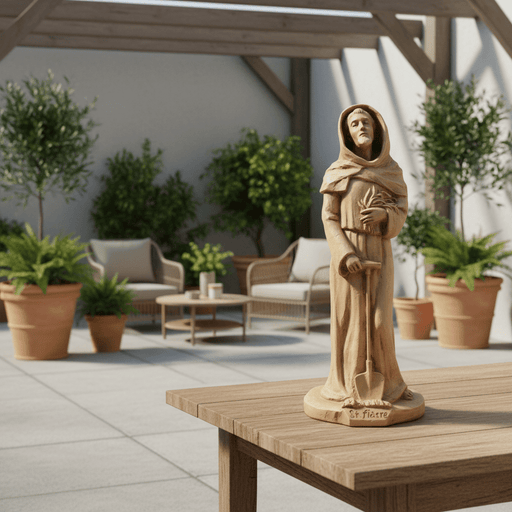 Saint Fiacre Statue (28-Inch)