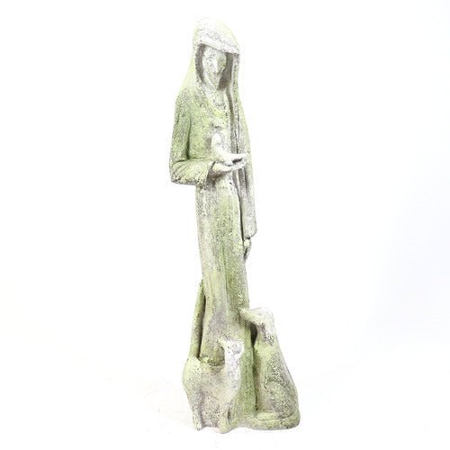 Saint Francis Abstract Statue (38 - Inch) Side View