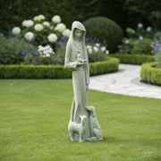 Saint Francis Abstract Statue (38 - Inch) Side Angle