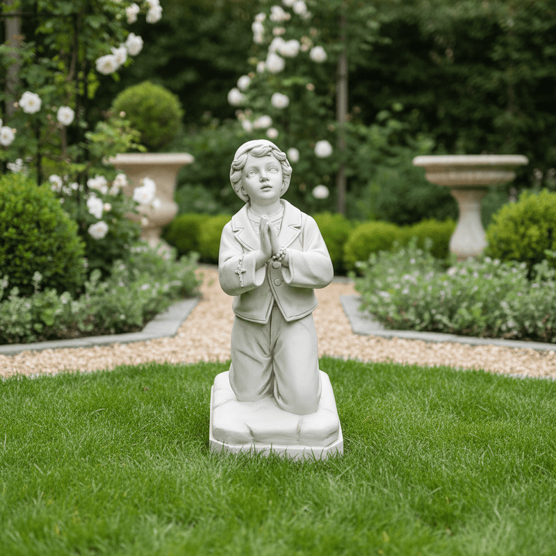 Saint Francis and Saint Fatima Statue (Fatima) 30.5" Outdoor/Indoor Statue (31-Inch)