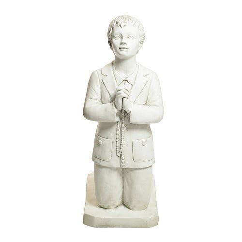 Saint Francis and Saint Fatima Statue (Fatima) Outdoor/Indoor Statue (38 - Inch) Side View