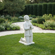 Saint Francis and Saint Fatima Statue (Fatima) Outdoor/Indoor Statue (38 - Inch) Side Angle