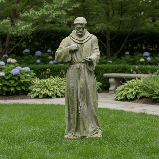 Saint Francis of Assisi Religious Statue (56 - Inch) Side Angle