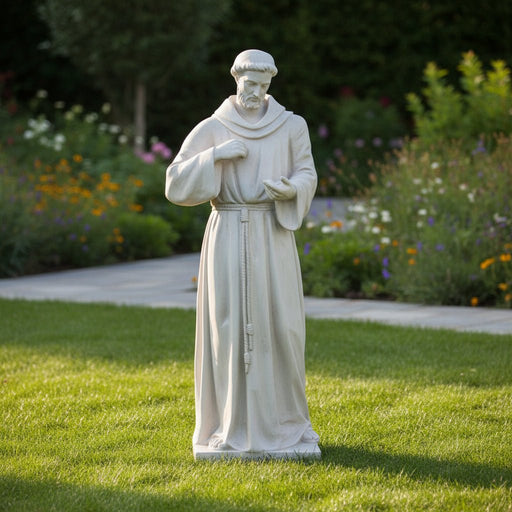 Saint Francis of Assisi Religious Statue (56 - Inch) Side Angle