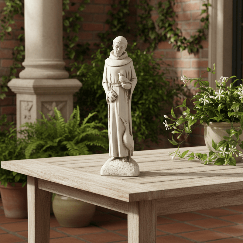 Saint Francis of the Garden Statue (14-Inch)