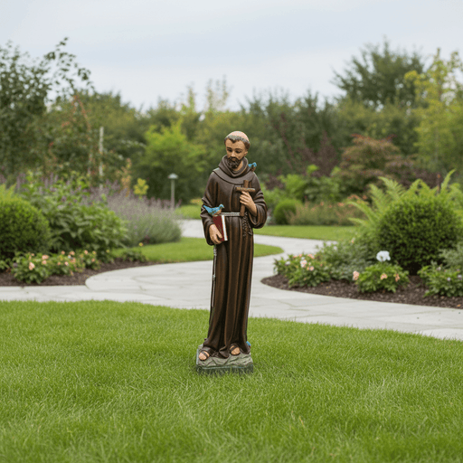 Saint Francis Religious Statue (43 - Inch) Side Angle