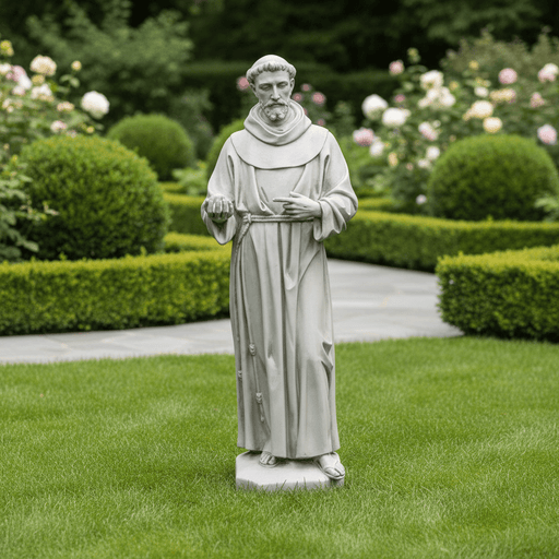 Saint Francis Religious Statue (74 - Inch) Side Angle