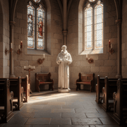 Saint Francis with Dove Statue (74 - Inch) Side Angle