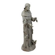 Saint Francis with Squirrels Statue (37 - Inch) Different Angle