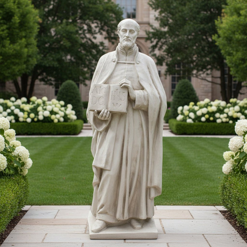Saint Ignatius Religious Statue (71 - Inch) Side Angle