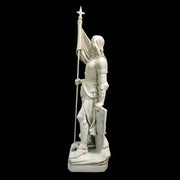 Saint Joan of Arc Religious Statue (93 - Inch) Side Angle View