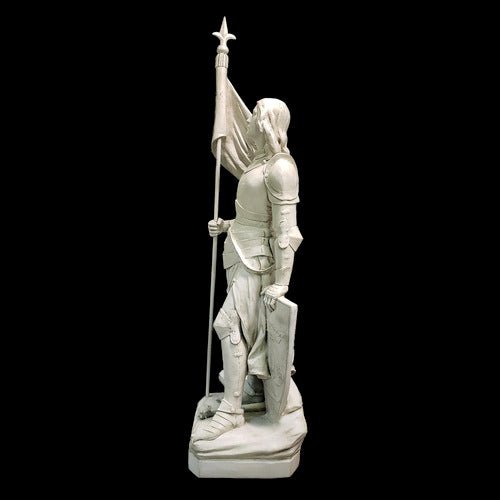 Saint Joan of Arc Religious Statue (93 - Inch) Side Angle View