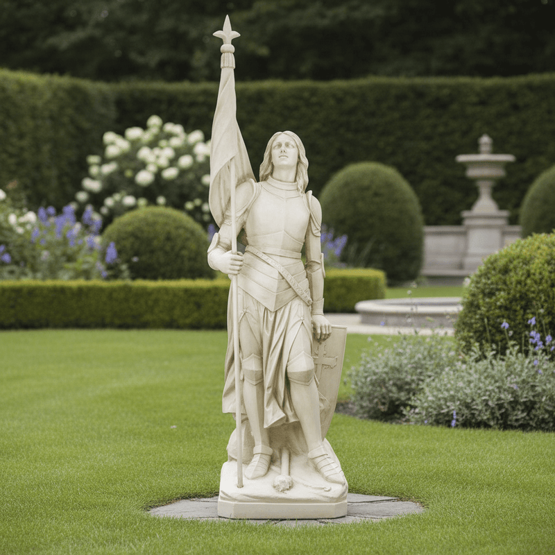 Saint Joan of Arc Religious Statue (93 - Inch) Side Angle