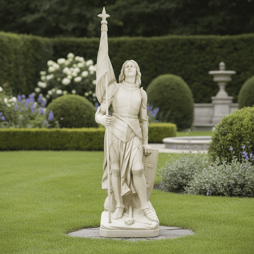 Saint Joan of Arc Religious Statue (93 - Inch) Side Angle