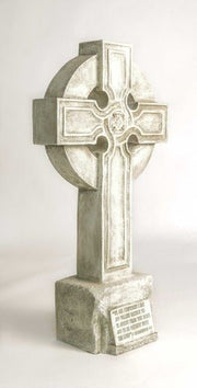 Saint John Cross on Stand Statue (32-Inch)