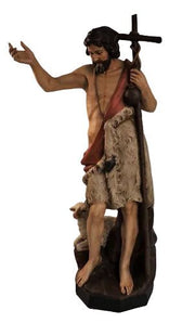 Saint John the Baptist with Staff Statue (60-Inch)