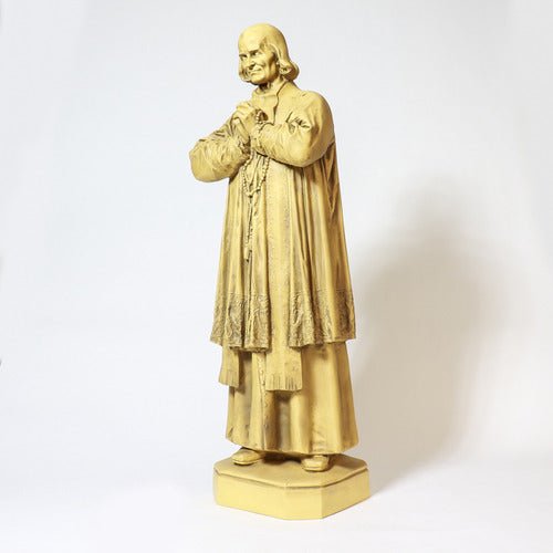 Saint John Vianney Religious Statue (50 - Inch) Side Angle View