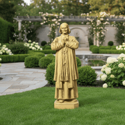 Saint John Vianney Religious Statue (50 - Inch) Side Angle