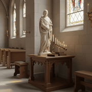 Saint Joseph of Mont Religious Statue (43 - Inch) Side Angle