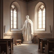 Saint Joseph Religious Scene Statue (64 - Inch) Side Angle