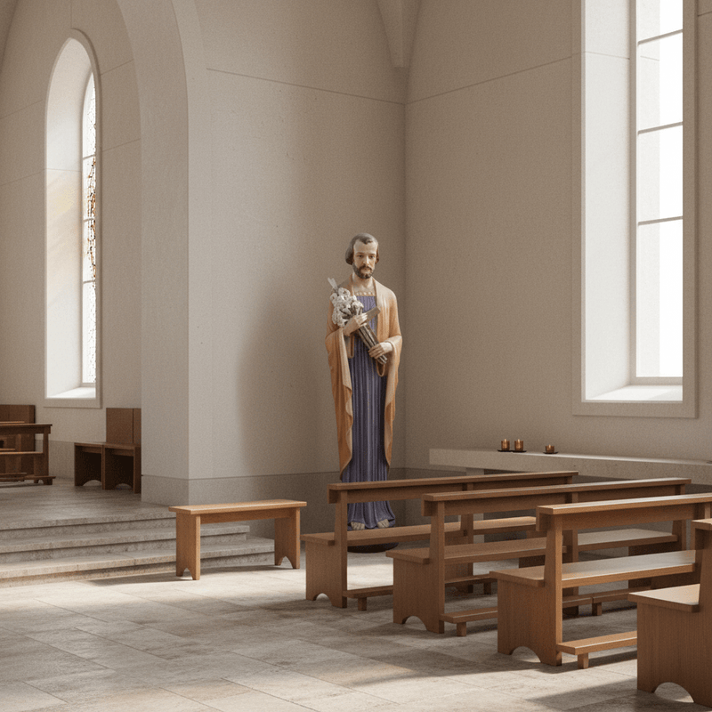 Saint Joseph Religious Statue (60 - Inch) Side Angle