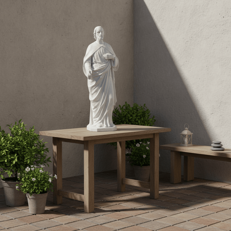 Saint Joseph Statue (57 - Inch) Side Angle