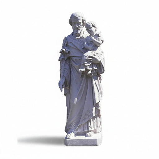 Saint Joseph with Child and Cross Statue (38 - Inch)