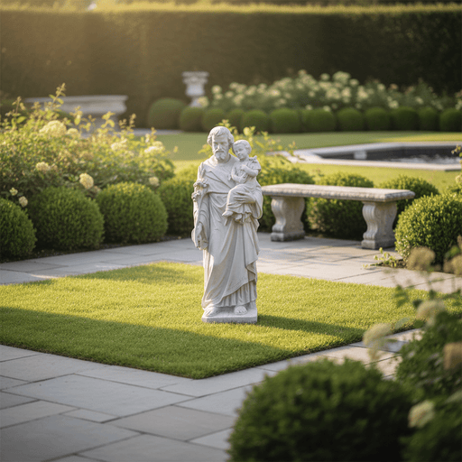 Saint Joseph with Child and Cross Statue (38-Inch)