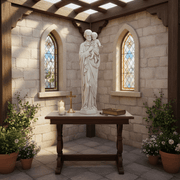 Saint Joseph with Child Statue (32 - Inch) Side Angle