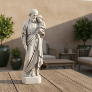 Saint Joseph with Child Statue (36 - Inch) Side Angle