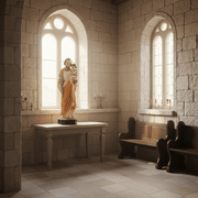 Saint Joseph with Child Statue (36 - Inch) Side Angle
