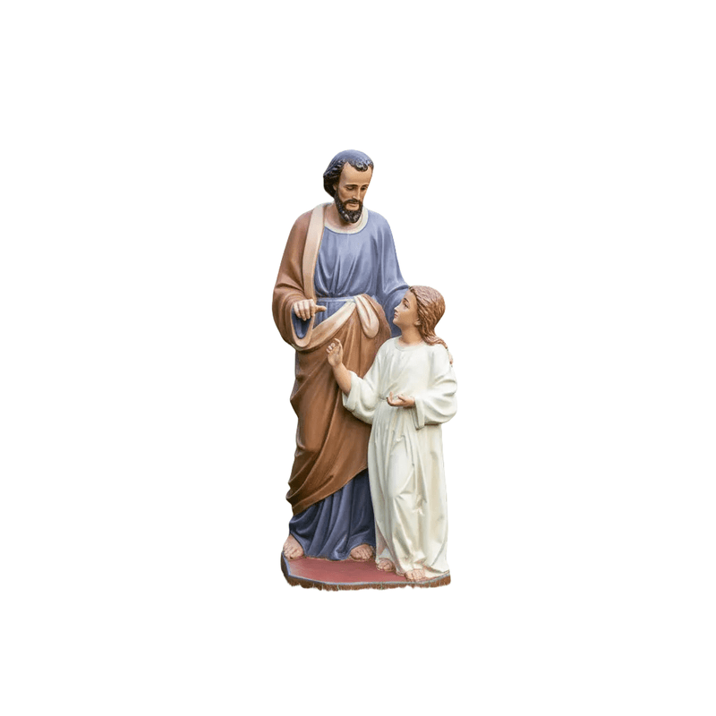 Saint Joseph with Tools Statue (55 - Inch) Side View