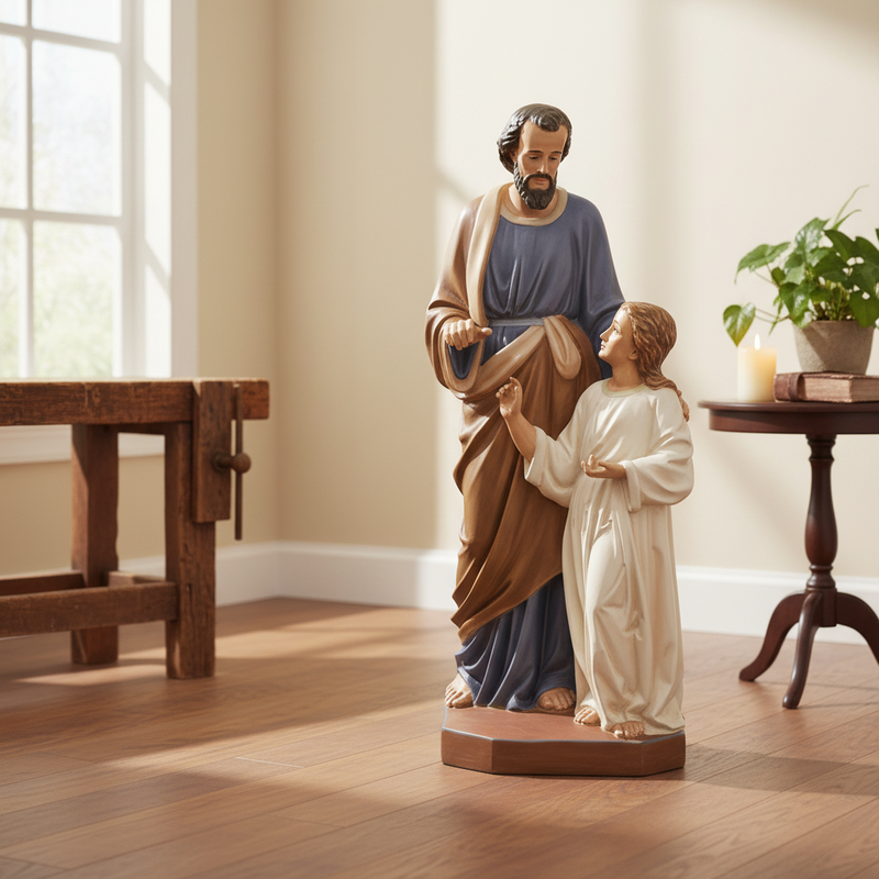 Saint Joseph with Tools Statue (55-Inch)