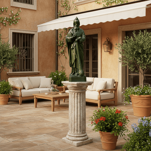 Saint Jude Religious Statue (26 - Inch) Side Angle