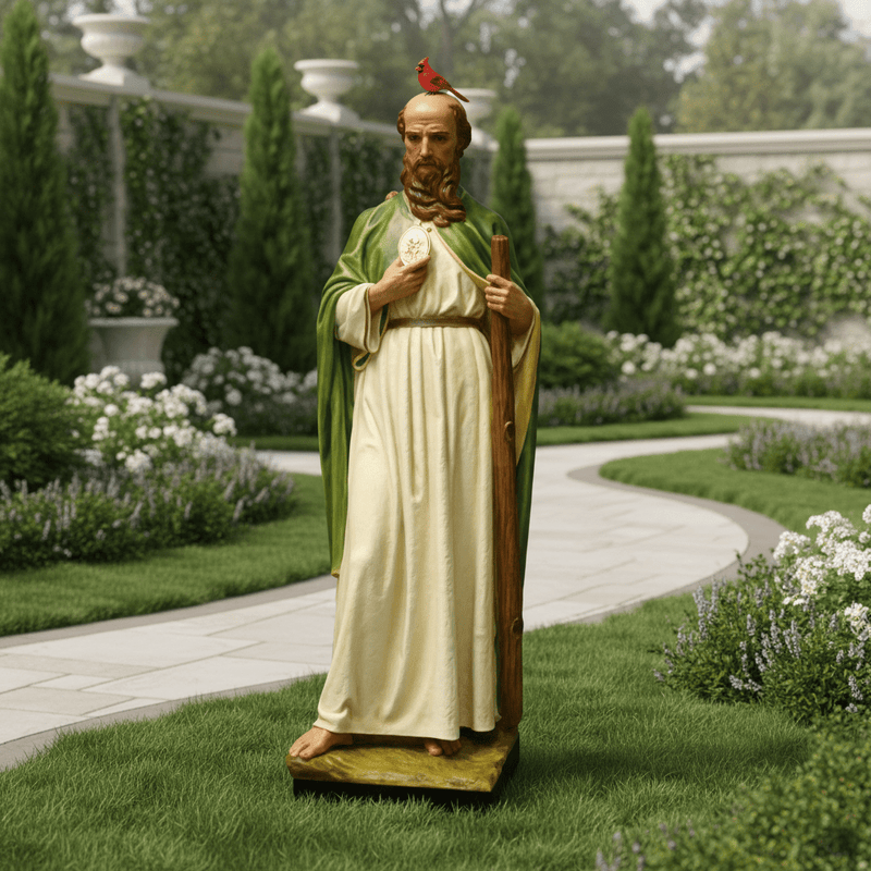 Saint Jude Religious Statue (54 - Inch) Side Angle