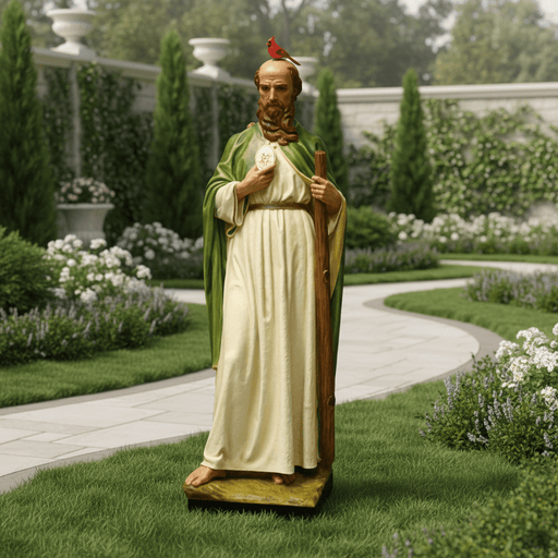 Saint Jude Religious Statue (54 - Inch) Side Angle